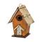 Glitzhome&#xAE; 10.5&#x22; Distressed Wooden Birdhouse